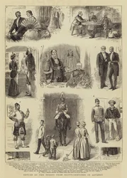 Rückkehr der Truppen aus Ägypten, Skizzen im Voraus